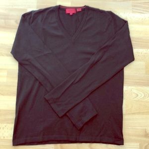 Mens v-neck wool HUGO by Hugo Boss sweater